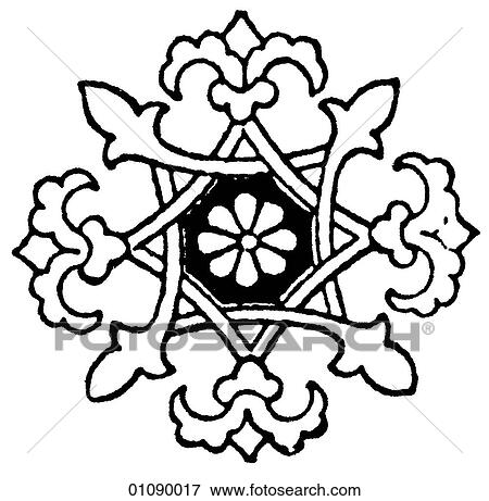 Stock Illustration - Patterns & Motifs - line art Assyrian Ornaments Assyria is an ancient kingdom in Mesopotamia (modern day northern Iraq and south eastern Turkey) which lies between the Tigris & Euphrates rivers (Mesopotamia is Greek for "between the rivers") - arguabl. Fotosearch