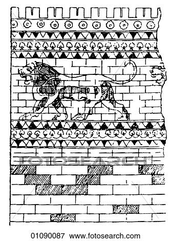 Patterns & Motifs - line art Assyrian Ornament Highly stylized motifs and decorative patterns. Assyria is an ancient kingdom in Mesopotamia (modern day northern Iraq and south eastern Turkey) which lies between the Tigris & Euphrates rivers (Mesopotamia View Large Illustration Stock Illustration - Patterns & Motifs - line art Assyrian Ornament Highly stylized motifs and decorative patterns. Assyria is an ancient kingdom in Mesopotamia (modern day northern Iraq and south eastern Turkey) which lies between the Tigris & Euphrates rivers (Mesopotamia. Fotosearch