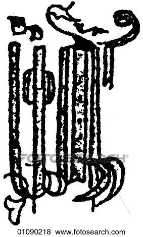 Patterns & Motifs - line art Georgian Ornament Illuminated manuscripts from the 12th. to 18th. Centuries. Georgia is a Republic of the former U. S. S. R located in the area known as the Caucasus located between the Caspian and Black Seas. View Large Illustration Stock Illustration - Patterns & Motifs - line art Georgian Ornament Illuminated manuscripts from the 12th. to 18th. Centuries. Georgia is a Republic of the former U. S. S. R located in the area known as the Caucasus located between the Caspian and Black Seas.. Fotosearch