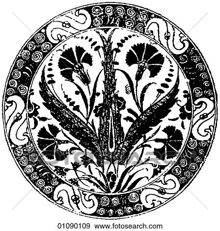 Patterns & Motifs - line art Persian Ornament Ceramics from Ispahan a city in Iran. (1600-1700) Persia is the western name for Iran The people of this land have always called their country Iran (the land of the Aryans). In 1935 the name was officially ch View Large Illustration Stock Illustration - Patterns & Motifs - line art Persian Ornament Ceramics from Ispahan a city in Iran. (1600-1700) Persia is the western name for Iran The people of this land have always called their country Iran (the land of the Aryans). In 1935 the name was officially ch. Fotosearch