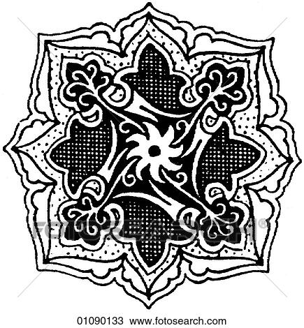 Patterns & Motifs - Persia - line art Persian Ornament Motifs in the Islamic manner. Persia is the western name for Iran The people of this land have always called their country Iran (the land of the Aryans). In 1935 the name was officially changed at th View Large Illustration Drawing - Patterns & Motifs - Persia - line art Persian Ornament Motifs in the Islamic manner. Persia is the western name for Iran The people of this land have always called their country Iran (the land of the Aryans). In 1935 the name was officially changed at th. Fotosearch