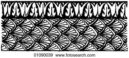 Stock Illustration - Patterns & Motifs - Persia - line art Persian Ornament Sassanian Persian motifs (224-650AD) Persia is the western name for Iran The people of this land have always called their country Iran (the land of the Aryans). In 1935 the name was officially chang. Fotosearch