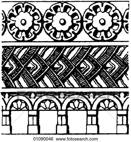 Stock Illustration - Patterns & Motifs - Persia - line art Persian Ornament Sassanian Persian motifs (224-650AD) Persia is the western name for Iran The people of this land have always called their country Iran (the land of the Aryans). In 1935 the name was officially chang. Fotosearch