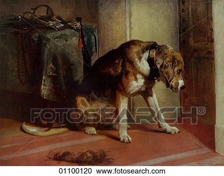 Paintings & Engravings - (Color) - Scotland "Suspense" by Sir Edwin Landseer, R. A. (1802-1873) (The letters R. A. indicate that the artist is a member of the Royal Academy of Art. ) This is considered to be Landseer`s finest work. He excelled as a paint View Large Illustration Clipart - Paintings & Engravings - (Color) - Scotland "Suspense" by Sir Edwin Landseer, R. A. (1802-1873) (The letters R. A. indicate that the artist is a member of the Royal Academy of Art. ) This is considered to be Landseer`s finest work. He excelled as a paint. Fotosearch