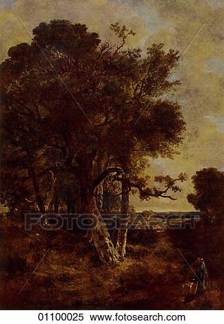 Paintings & Engravings - (Color) - England "On The Skirts of The Forest" by John Crome (1768-1821) Crome began his art career when apprenticed to a house, coach and sign painter at the age of 15. He was the founder of the Norwich school (in 1803) and View Large Illustration Stock Illustration - Paintings & Engravings - (Color) - England "On The Skirts of The Forest" by John Crome (1768-1821) Crome began his art career when apprenticed to a house, coach and sign painter at the age of 15. He was the founder of the Norwich school (in 1803) and. Fotosearch