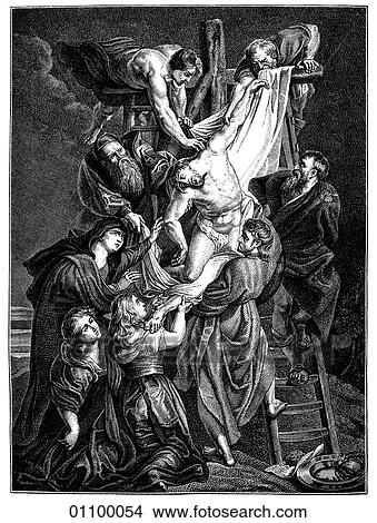 Paintings & Engravings - Engraving - Belgium "The Descent from the Cross" - in the Cathedral at Antwerp by Peter Paul Rubens (1577-1640) of the Flemish Baroque school Rubens was born at Siegen in what is now Holland and lived during the tumultuous yea View Large Illustration Stock Illustration - Paintings & Engravings - Engraving - Belgium "The Descent from the Cross" - in the Cathedral at Antwerp by Peter Paul Rubens (1577-1640) of the Flemish Baroque school Rubens was born at Siegen in what is now Holland and lived during the tumultuous yea. Fotosearch