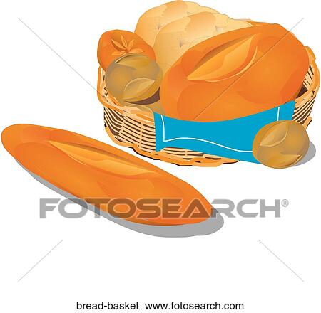 Bread Basket View Large Illustration Stock Illustration - Bread Basket. Fotosearch