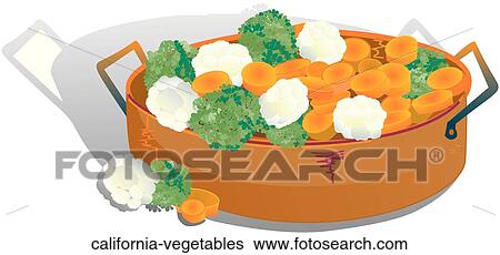 California Vegetables View Large Illustration Stock Illustration - California Vegetables. Fotosearch