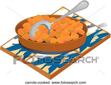 Carrots-Cooked View Large Illustration Clip Art - Carrots-Cooked. Fotosearch