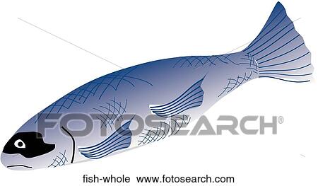 Fish (Whole) View Large Illustration Clip Art - Fish (Whole). Fotosearch