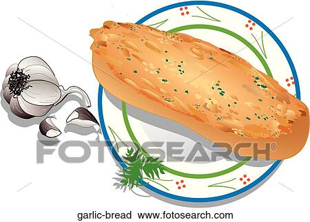 Clip Art - Garlic Bread. Fotosearch