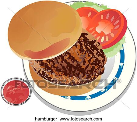 Hamburger View Large Illustration Stock Illustration - Hamburger. Fotosearch