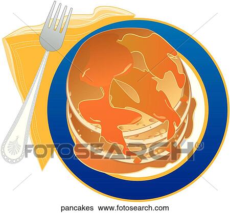Stock Illustration - Pancakes. Fotosearch