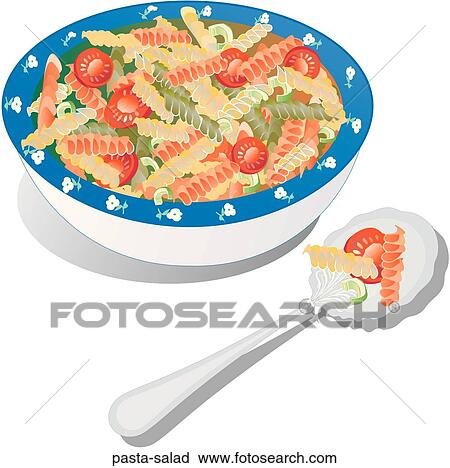 Clip Art - Pasta Salad. Fotosearch