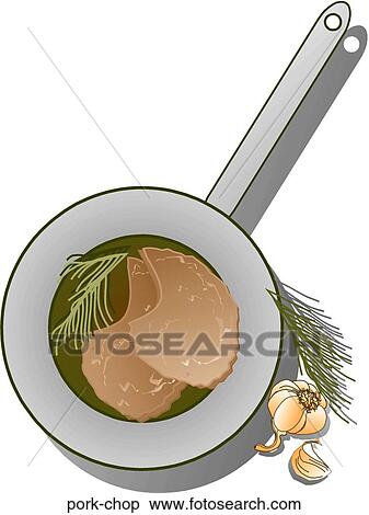 Pork Chop View Large Illustration Stock Illustration - Pork Chop. Fotosearch