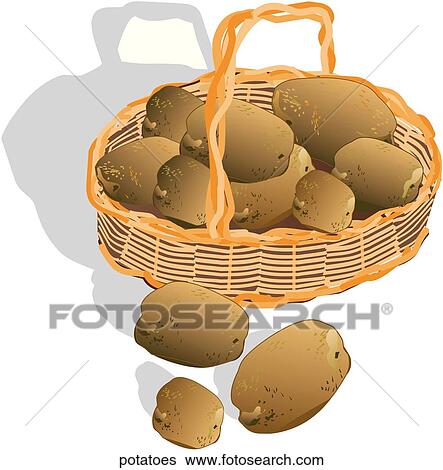 Stock Illustration - Potatoes. Fotosearch