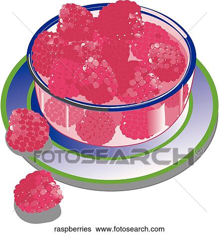 Stock Illustration - Raspberries. Fotosearch