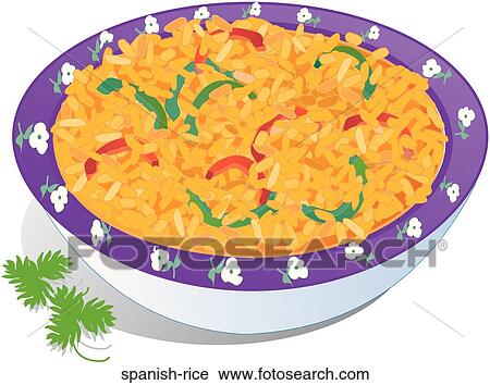 Clipart of Spanish Rice spanish-rice - Search Clip Art, Illustration