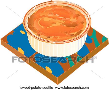 Clip Art - Sweet Potato Souffle. Fotosearch