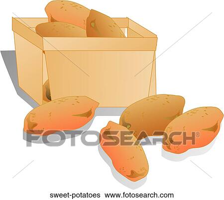 Sweet Potatoes View Large Illustration Stock Illustration - Sweet Potatoes. Fotosearch