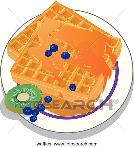 Stock Illustration - Waffles. Fotosearch