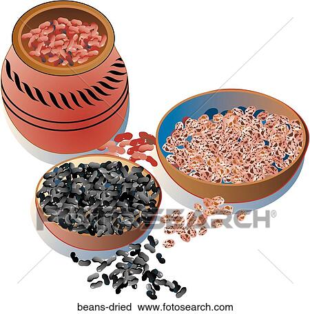 Clip Art - Beans, Dried. Fotosearch