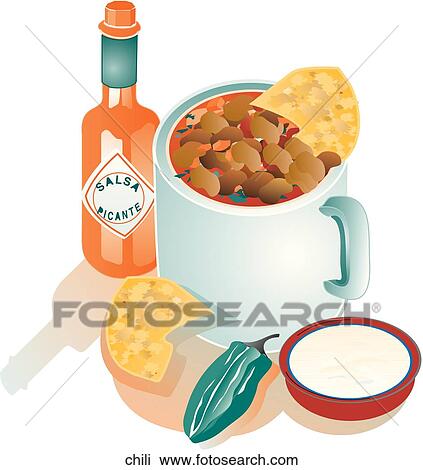 Drawing - Chili . Fotosearch