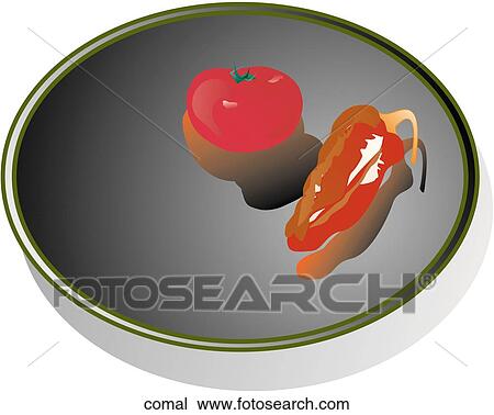Drawing - Comal. Fotosearch
