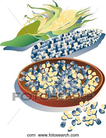 Corn View Large Illustration Stock Illustration - Corn. Fotosearch