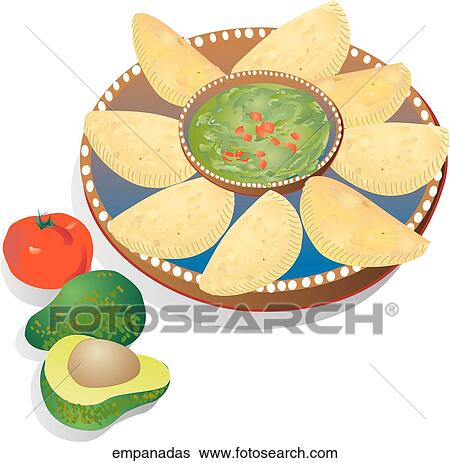 Empanadas View Large Illustration Stock Illustration - Empanadas. Fotosearch