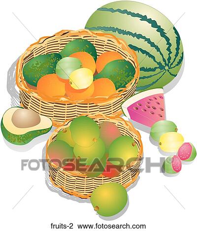 Drawing - Fruits 2. Fotosearch