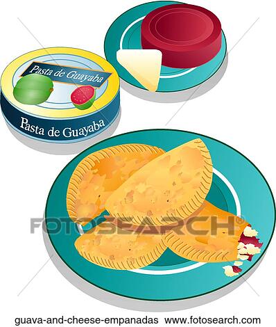 Stock Illustration - Guava and Cheese Empanadas. Fotosearch
