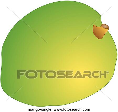 Clip Art - Mango Single. Fotosearch