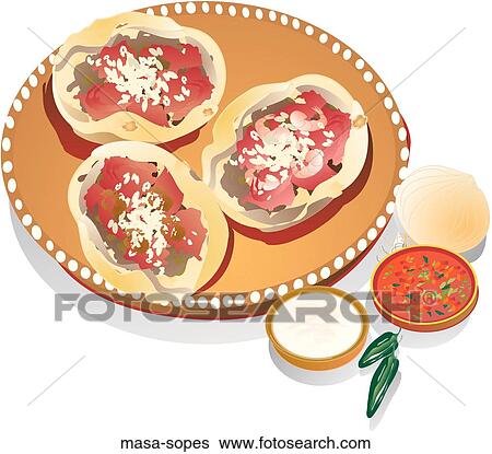 Stock Illustration - Masa Sopes. Fotosearch