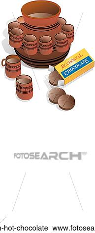 Mexican Hot Chocolate View Large Illustration Clip Art - Mexican Hot Chocolate. Fotosearch