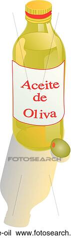 Drawing - Olive Oil. Fotosearch