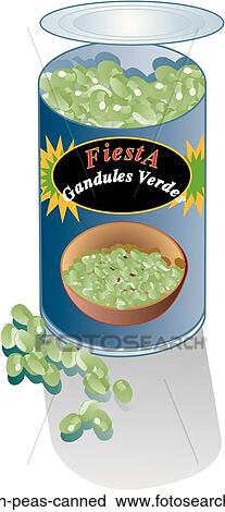 Clip Art - Pigeon Peas, Canned. Fotosearch