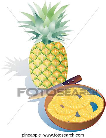 Clip Art - Pineapple. Fotosearch