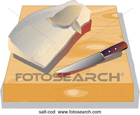 Salt Cod View Large Illustration Clip Art - Salt Cod. Fotosearch