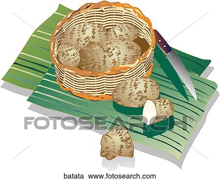 Taro View Large Illustration Clipart - Taro. Fotosearch