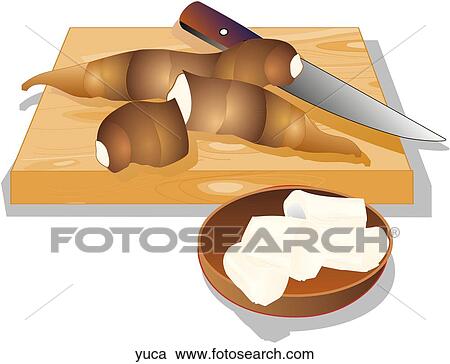Clipart - Yuca. Fotosearch