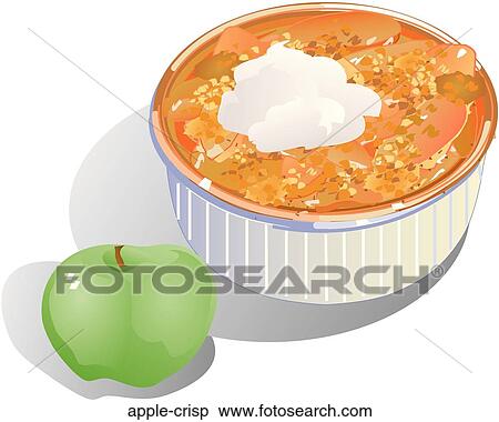 Apple Crisp View Large Illustration Stock Illustration - Apple Crisp. Fotosearch