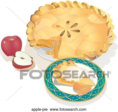 Apple Pie View Large Illustration Clip Art - Apple Pie. Fotosearch