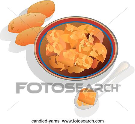 Candied Yams View Large Illustration Stock Illustration - Candied Yams. Fotosearch