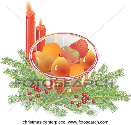 Christmas Centerpiece View Large Illustration Clip Art - Christmas Centerpiece. Fotosearch