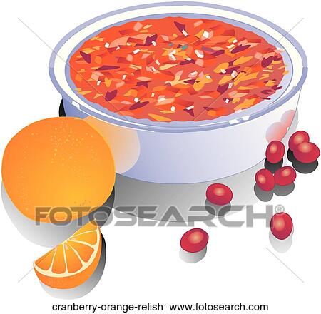 Cranberry-Orange Relish View Large Illustration Drawing - Cranberry-Orange Relish. Fotosearch