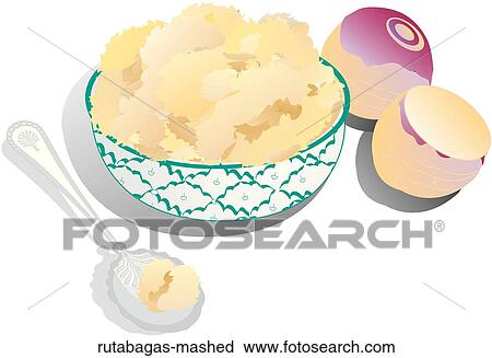 Rutabagas-Mashed View Large Illustration Clip Art - Rutabagas-Mashed. Fotosearch
