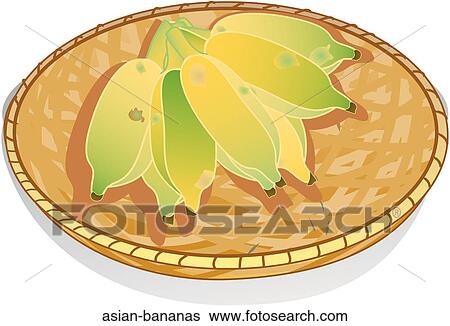 Stock Illustration - Asian Bananas. Fotosearch