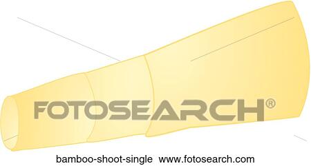 Clip Art - Bamboo Shoot Single. Fotosearch