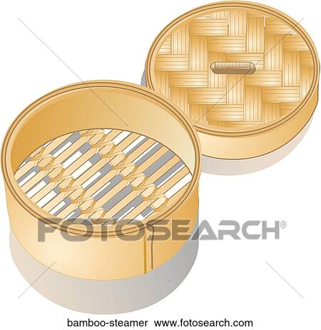 Bamboo Steamer View Large Illustration Stock Illustration - Bamboo Steamer. Fotosearch